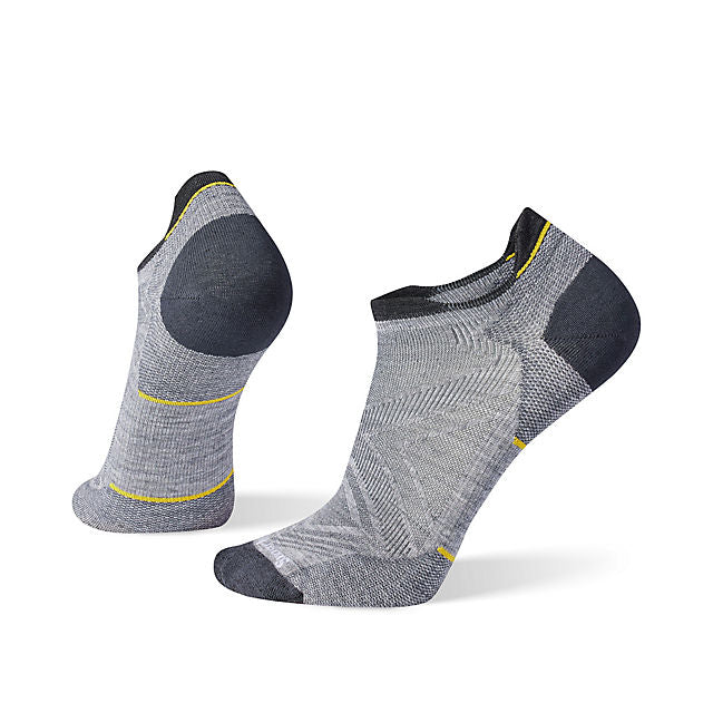 Smartwool Run Zero Cushion Low Ankle Socks ight Gray / L