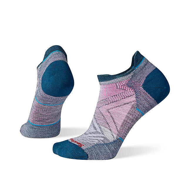 Smartwool Women's Run Zero Cushion Low Ankle Socks Medium Gray
