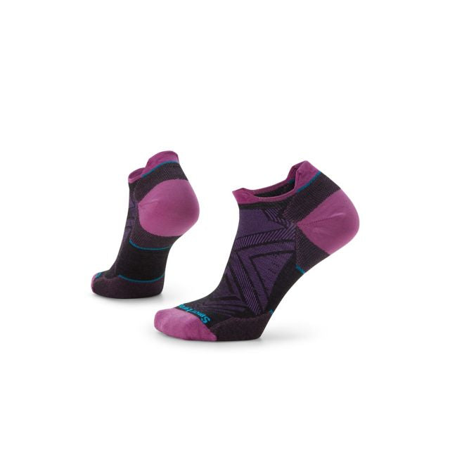 Smartwool Women's Run Zero Cushion Low Ankle Socks Charcoal
