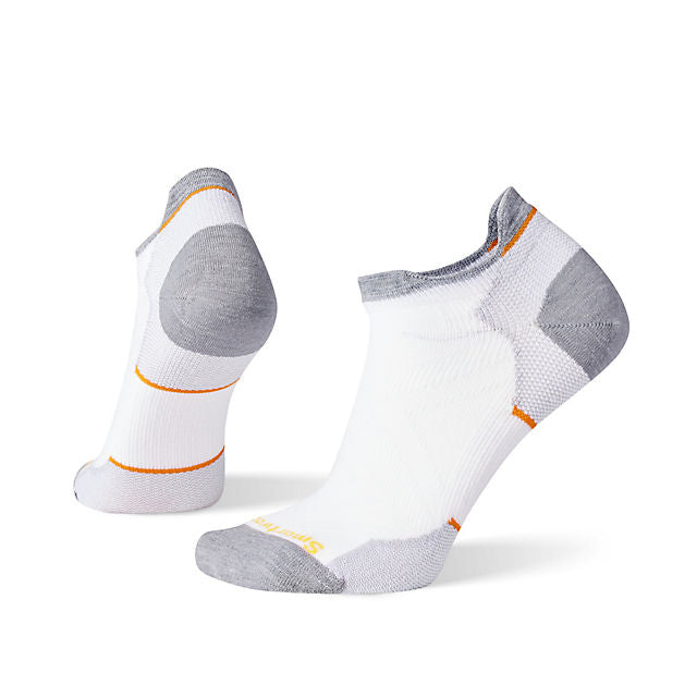Smartwool Women's Run Zero Cushion Low Ankle Socks White
