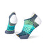 Smartwool Women's Run Zero Cushion Stripe Low Ankle Socks White