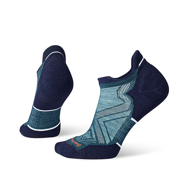 Smartwool Women's Run Targeted Cushion Low Ankle Socks Twilight Blue