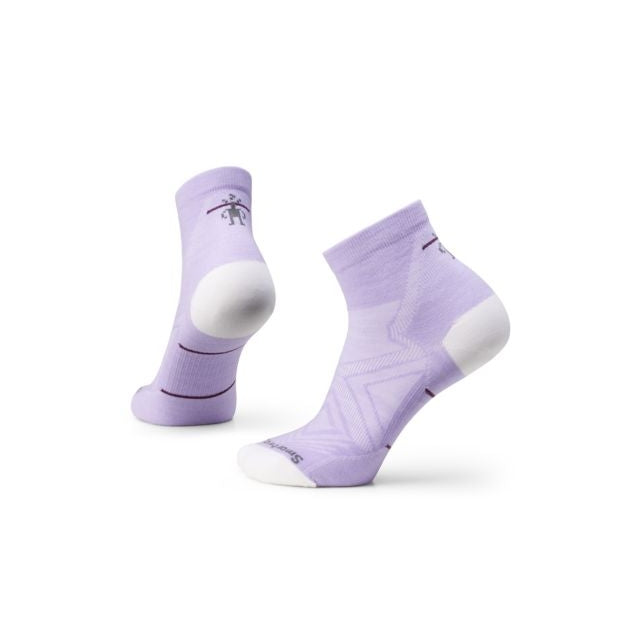 Smartwool Women's Run Zero Cushion Ankle Socks Ultra Violet