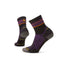Smartwool Women's Run Zero Cushion Mid Crew Socks Charcoal