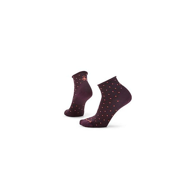 Smartwool Everyday Classic Dot Ankle Socks Bordeaux