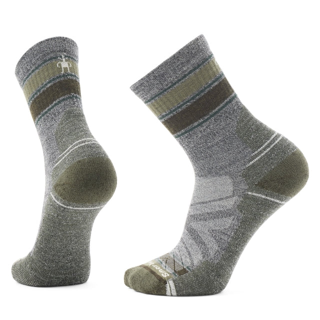 Smartwool Hike Light Cushion Striped Mid Crew Socks H85