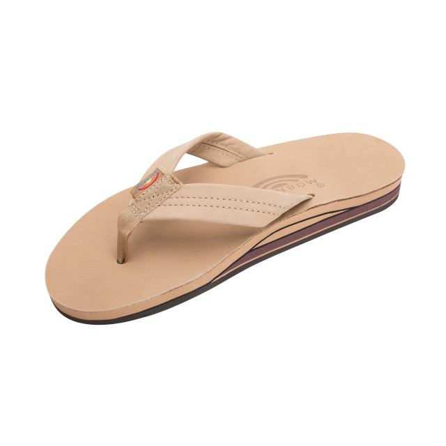 Rainbow Sandals Men's Double Layer Premier Leather with Arch Support