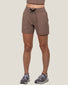 Belong Designs 5 High Rise La Plata Shorts Desert Brown