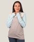 Belong Designs Ascent Upf 50 Sun Hoodie Dusty Blue Black