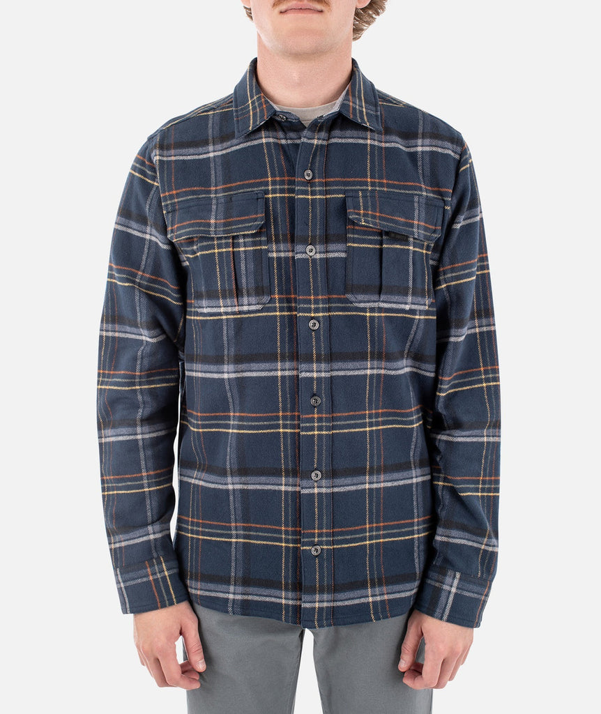 Jetty Men's The Arbor Flannel Navy