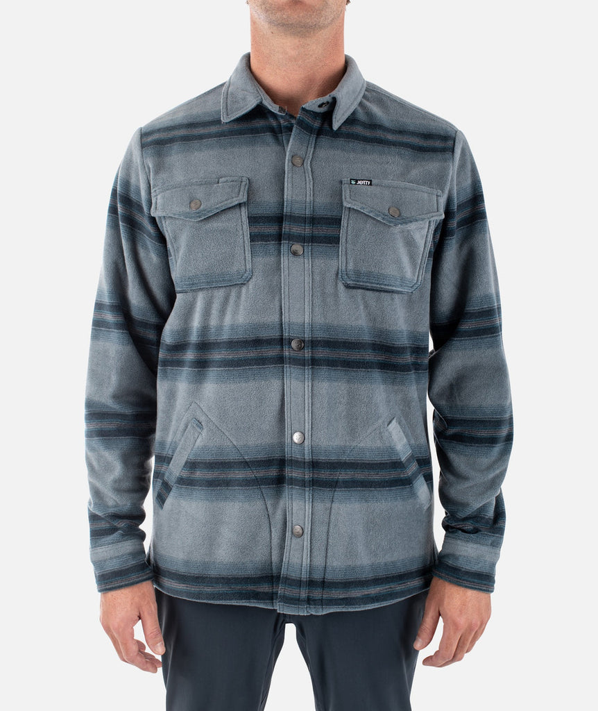 Jetty Mens The Concordia Fleece FOG