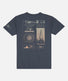 Jetty Men's Radius Tee in Navy