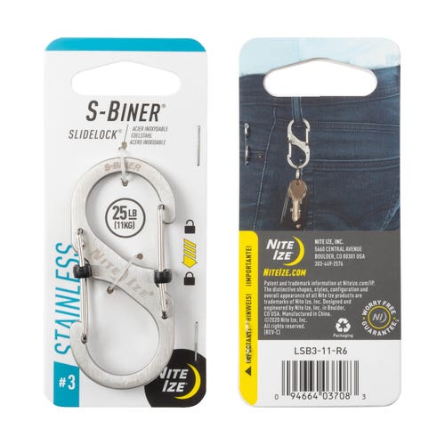 NITE IZE S Biner Slidelock #3 STAINLESS