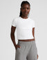 Beyond Yoga Featherweight Cropped Tee WHTT / L