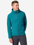 Leconte Full Zip Hoody in Emerald Blue