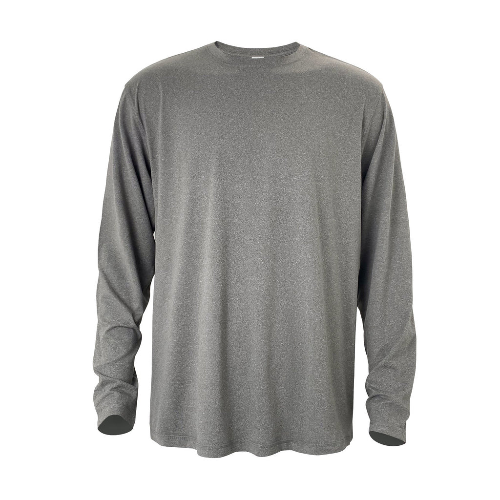 Just Head Outdoors Men's Long Sleeve 2.0 Heather Classic Gray