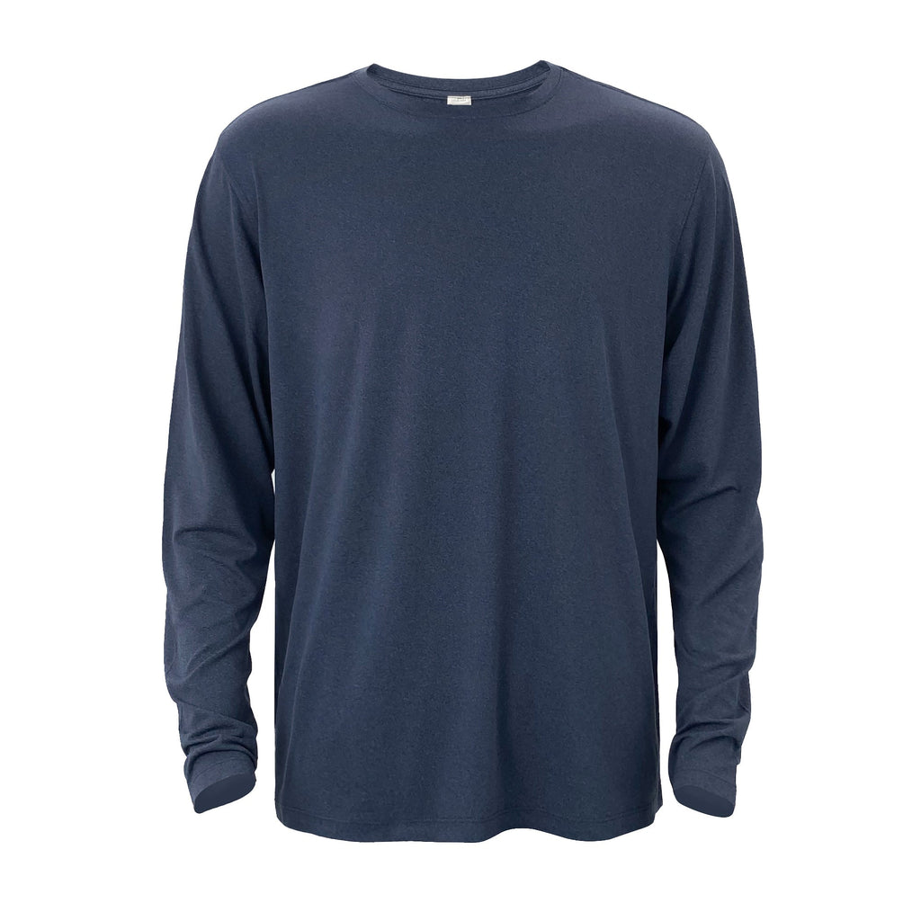 Just Head Outdoors Men's Long Sleeve 2.0 Heather Navy