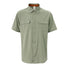 Just Head Outdoors M Short Sleeve Tech Button Up Seagrass