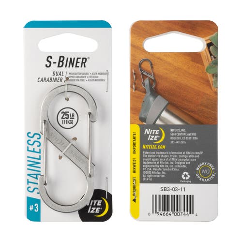 NITE IZE S-Biner® Stainless Steel Dual Carabiner #3
