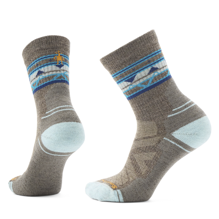 Smartwool Women's Hike Light Cushion Zig Zag Valley Mid Crew Socks 83 / M