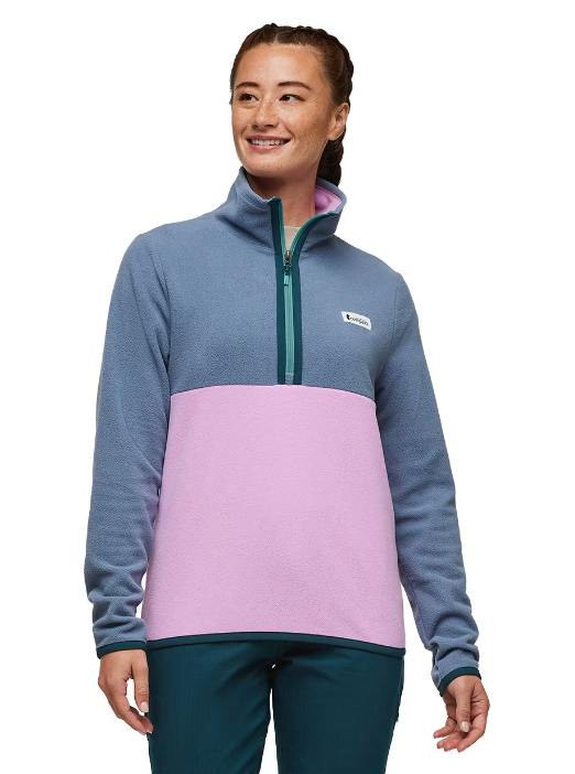 Cotopaxi Womens Amado Fleece Pullover EA SPRAY / S