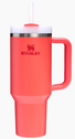 Stanley The Quencher H.20 Flowstate Tumbler | 40 oz HOT CORAL