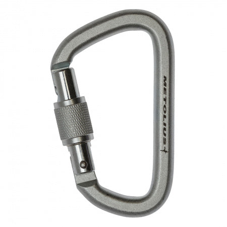 Metolius Climbing Steel Screw Lock Biner SILVER