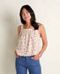 Toad&Co w-tate-double-weave-tank in Salt Print