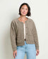 Toad&Co w-cabinside-fleece-cardigan in Honey Brown
