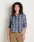 Toad&Co w-re-form-flannel-boxy-shirt in Midnight Pattern