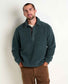 Toad&Co m-cabinside-fleece-pullover in Cilantro