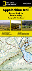 National Geographic Trails Illustrated Topographic Maps | Appalachian Trail Appalachian Trail: Raven Rock to Swatara Gap Map