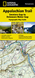 National Geographic Trails Illustrated Topographic Maps | Appalachian Trail Appalachian Trail: Swatara Gap to Delaware Water Gap Map