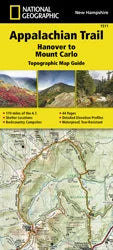 National Geographic Trails Illustrated Topographic Maps | Appalachian Trail Appalachian Trail: Hanover to Mount Carlo Map