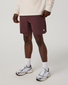 Vuori Mens Banks Session Short Unlined 7 Boysenberry inen Texture / L