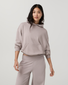 Vuori Womens Sedona Classic Pullover Hoodie Soft Pewter