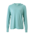 Just Head Outdoors W Perf Tech LW Sun Hoodie Aqua Splash