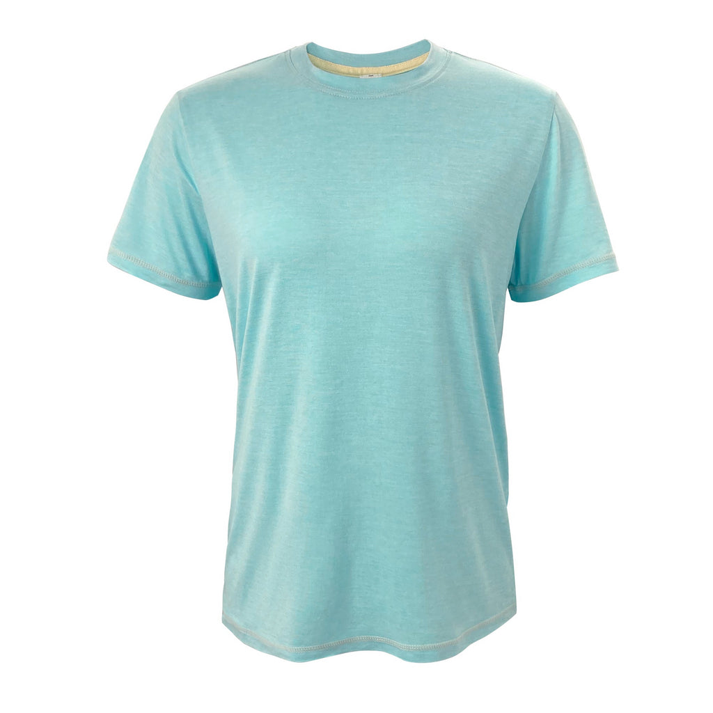 Just Head Outdoors Women's Performance Tech Short Sleeve - Classic Fit Heather Atomizer