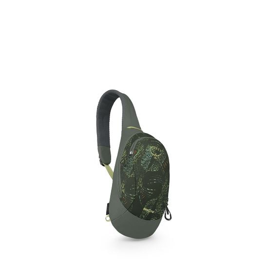 osprey - daylite sling - black earstrti0227 Osprey Arcane XL Day Feather Colors:Black/Yellow Mix chain attachment loops
