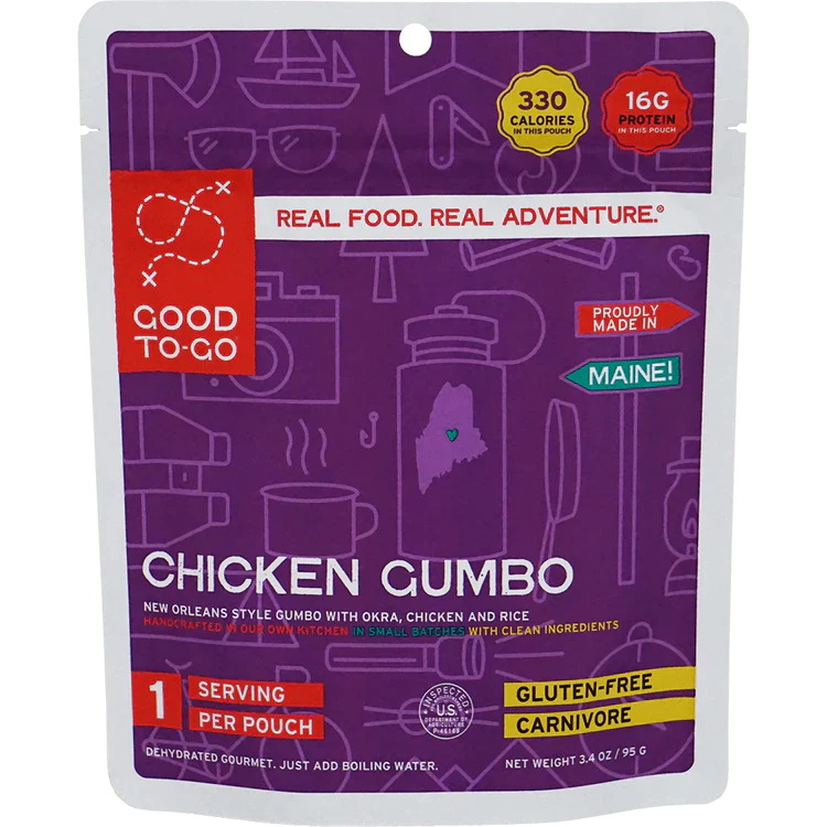 GOOD TO-GO FOODS Chicken Gumbo SINGLE SERVING