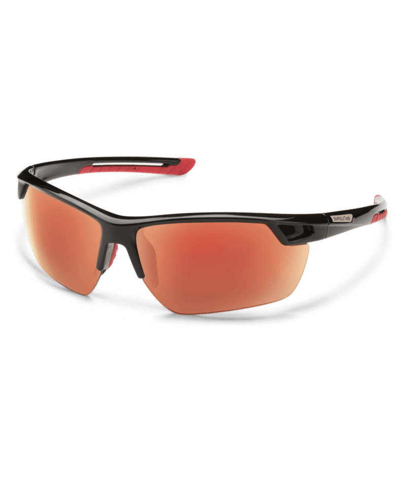 Suncloud Optics Contender BLACK / RED MIRROR