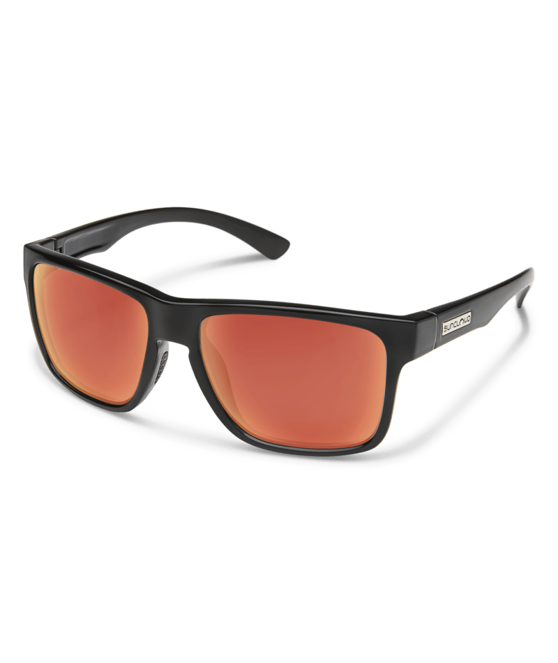 Suncloud Optics Rambler BLACK / RED MIRROR