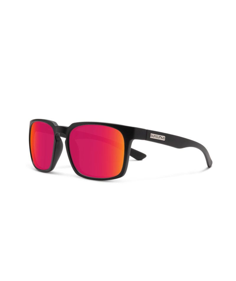 Suncloud Optics Hundo MATTE BLACK / RED MIRROR