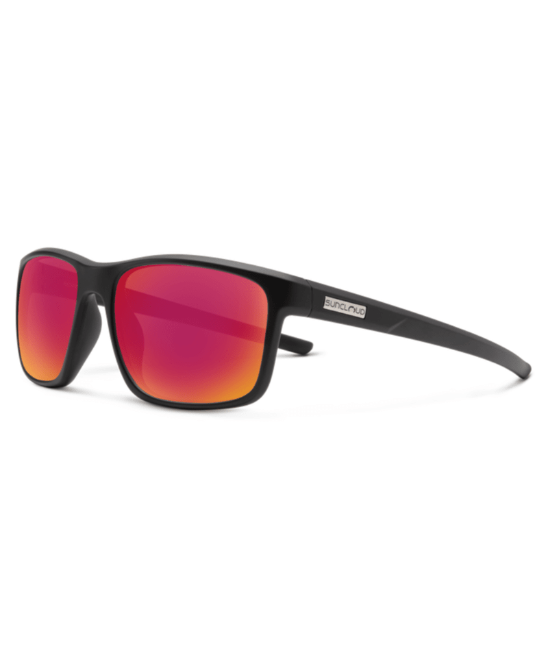 Suncloud Optics Respek MATTE BLACK / RED MIRROR