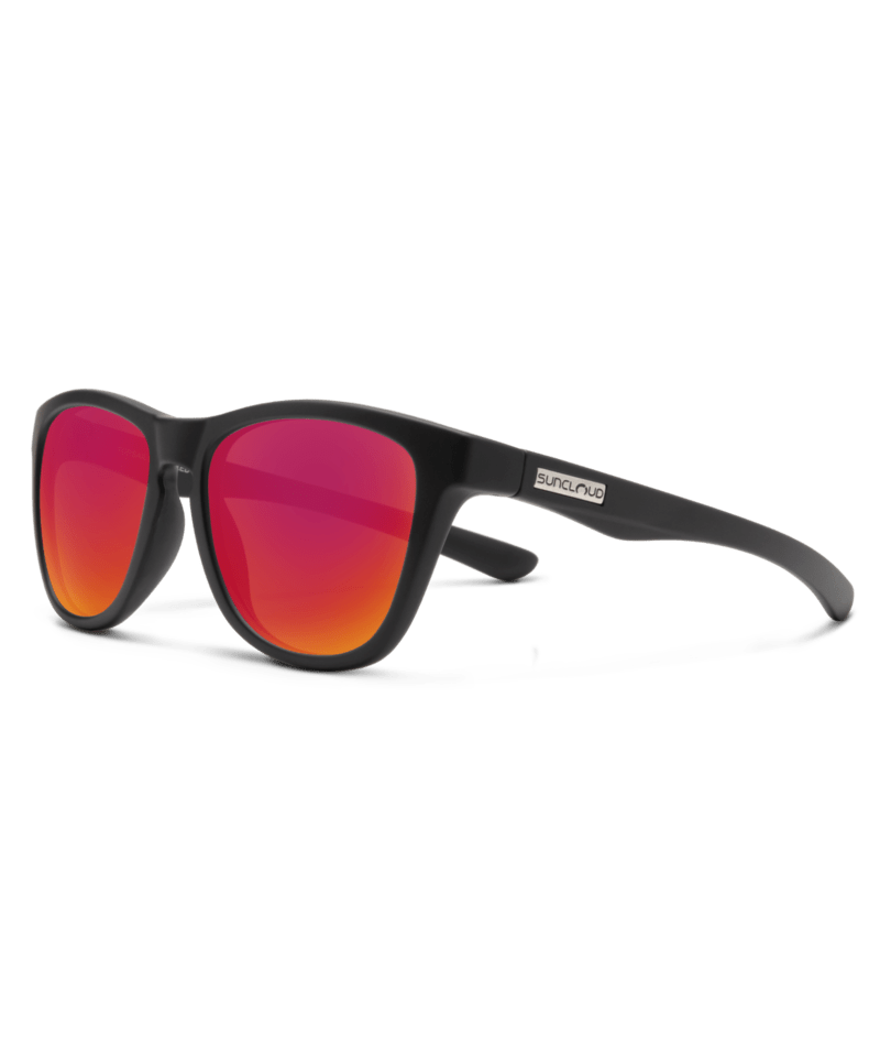 Suncloud Optics Topsail MATTE BLACK / RED MIRROR