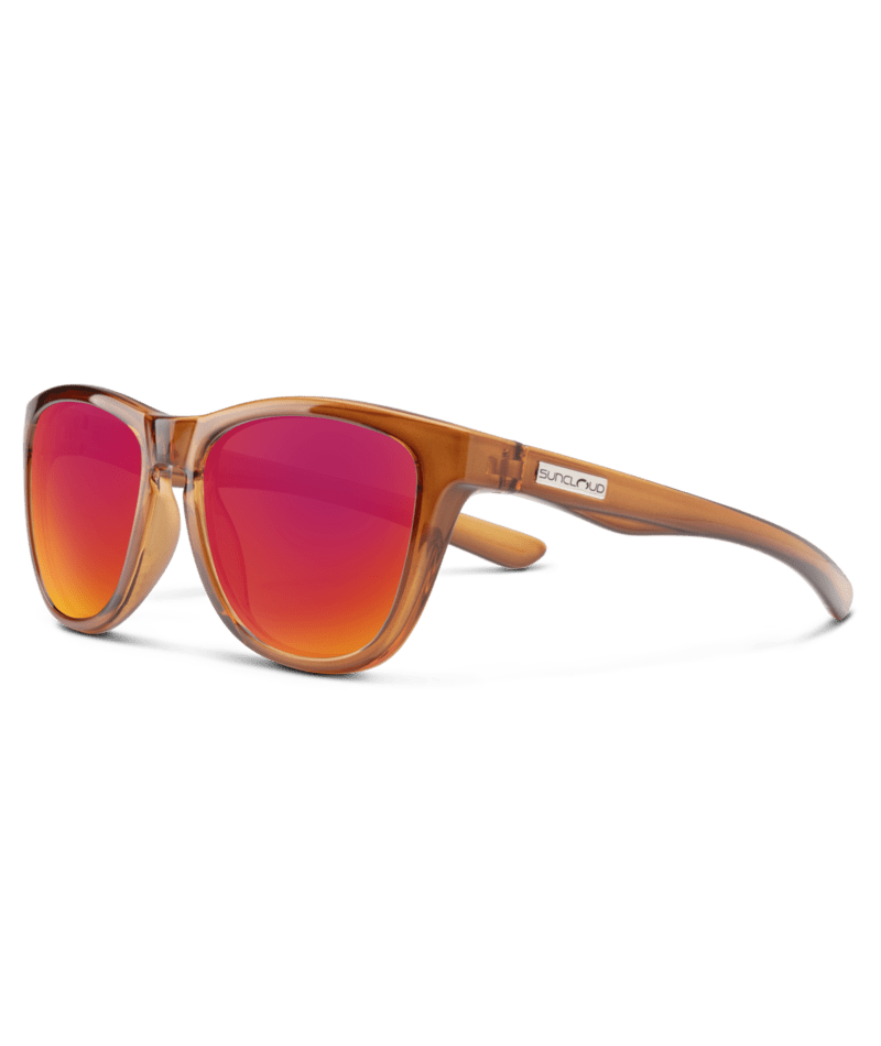 Suncloud Optics Topsail CRYSTAL AMBER / RED MIRROR