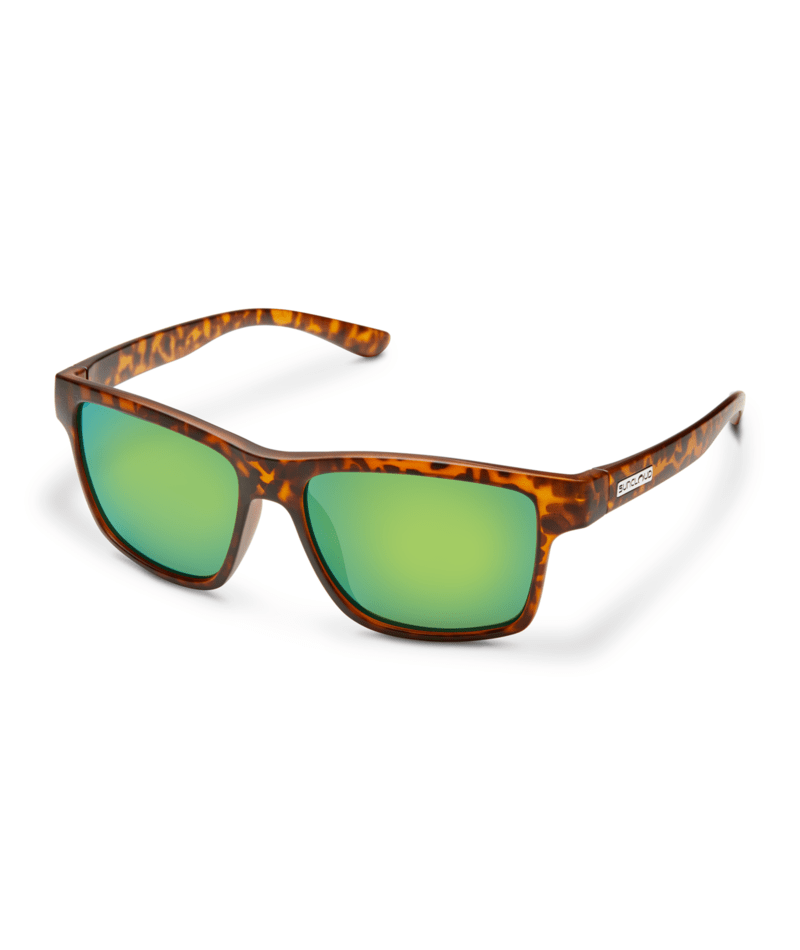 Suncloud Optics A-team MATTE TORTOISE / GREEN MIRROR