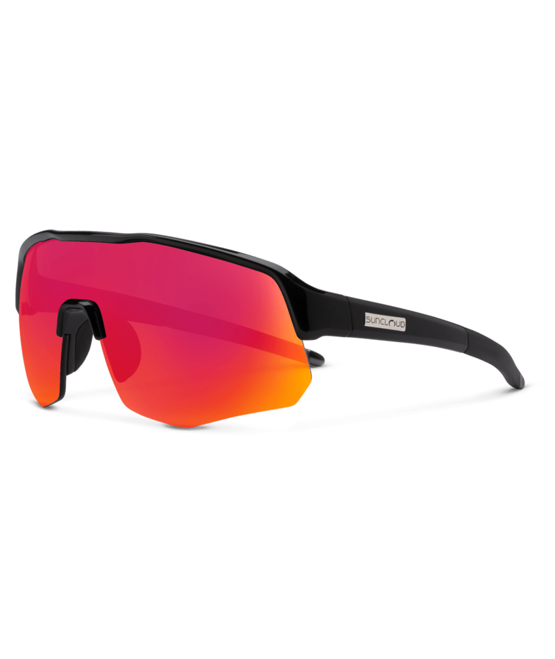 Suncloud Optics Cadence BLACK / RED MIRROR