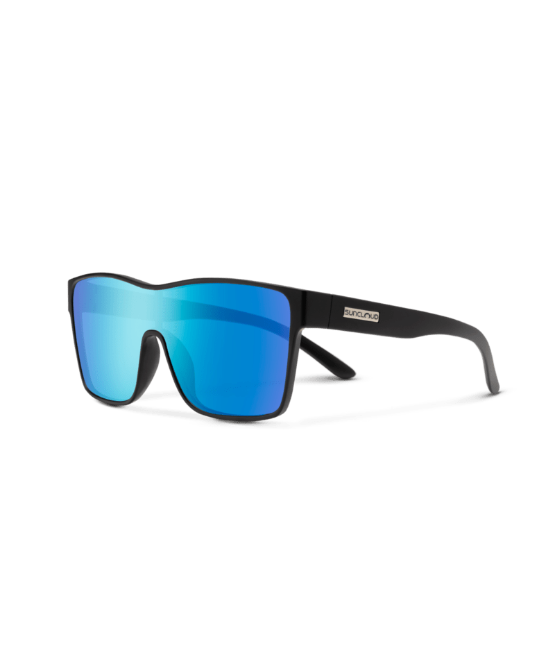 Suncloud Optics Biff MATTE BLACK / BLUE MIRROR