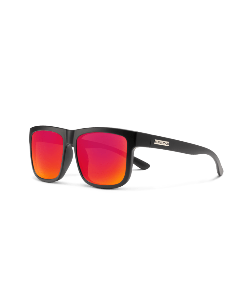 Suncloud Optics Quiver MATTE BLACK / RED MIRROR